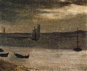 Edouard Manet Le Bassin d'Arcachon painting